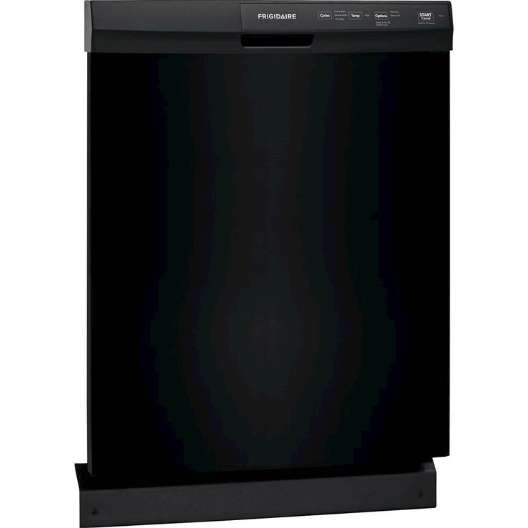Frigidaire - 24" Front Control Tall Tub Built-In Dishwasher - Black