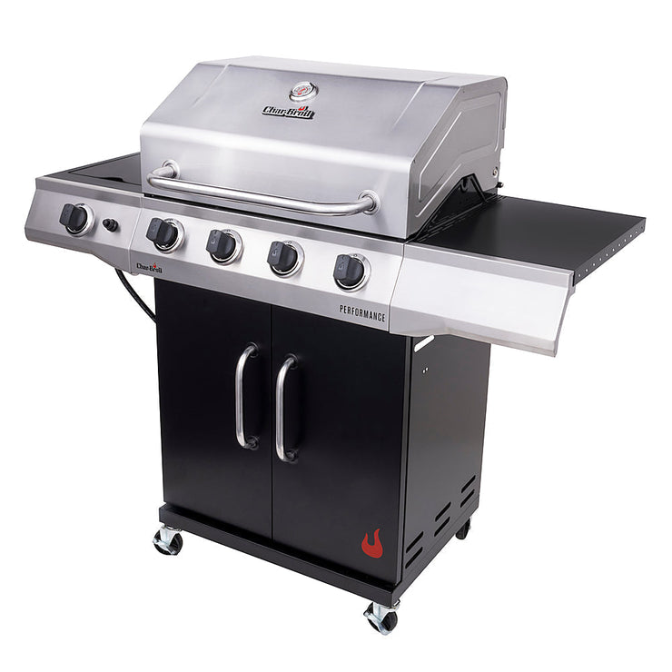 Char-Broil - Performance Series 4-Burner Gas Grill - Stainless Steel/Black