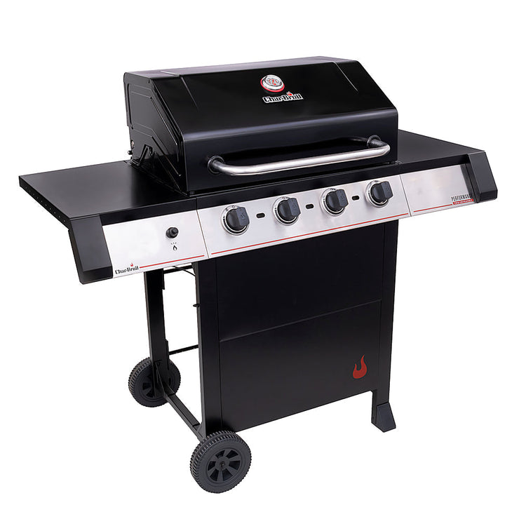 Char-Broil - Performance Series TRU-Infrared 4-Burner Gas Grill - Stainless Steel/Black