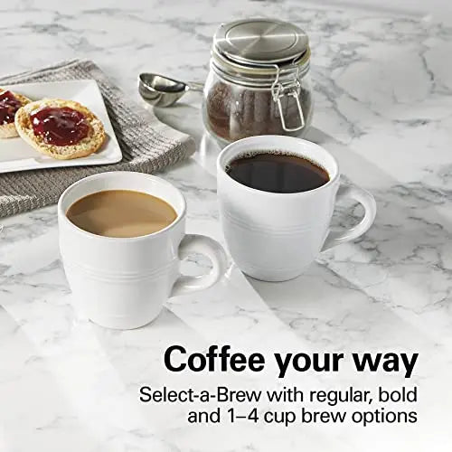 Hamilton Beach Coffee Maker, 12 Cups, 3 Brewing Options - Black