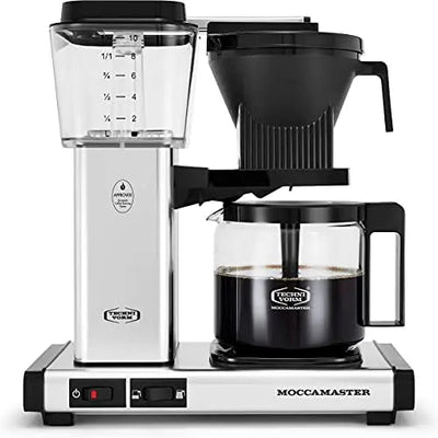 Moccamaster Coffee Maker, KBGV Select, 40 oz - Polished Silver/Black
