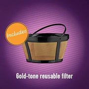 Mr. Coffee Coffee Maker, Easy Measure 12 Cup, Gold Filter - Gray