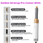 Golden AirwrapPro Complete Hair Styler 5-In-1 (Limited Edition)