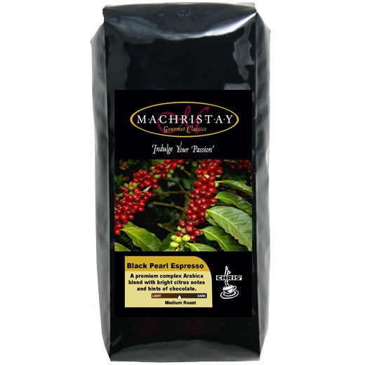 Machristay Black Pearl Espresso Whole Bean - 1 pound